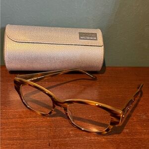 Judith Leiber Tortoiseshell 1.0 Reading Glasses with case JL3011